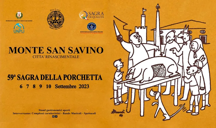 Eventi e sagre | porchetta Monte San Savino 2023